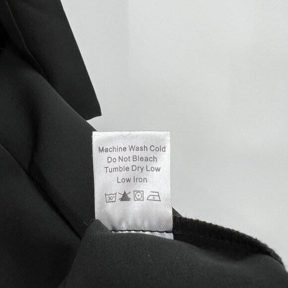 Tuckernuck Black Daphne Dress sz S Ruffle Collar Bow Swing Mini Cocktail NWT - Picture 5 of 7